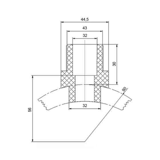 Вварне сідло PPR Blue Ocean 90х32 Київ