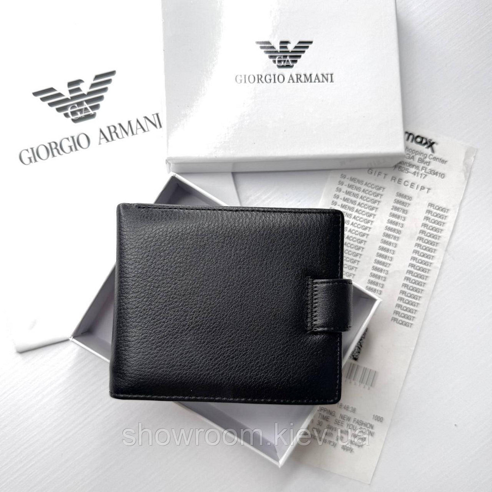 Брендовий гаманець із натуральної шкіри на застібці GA (6605) Київ - фото 6
