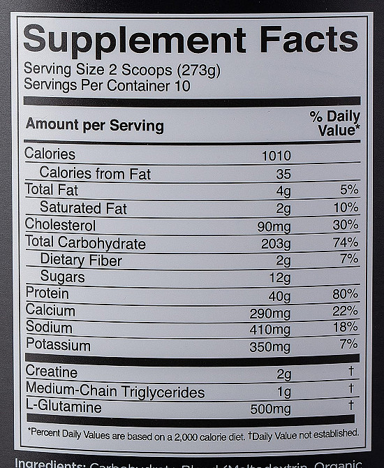 Гейнер Rule One Mass Gainer 2.6 кг, Chocolate Peanut Butter Луцк - изображение 2