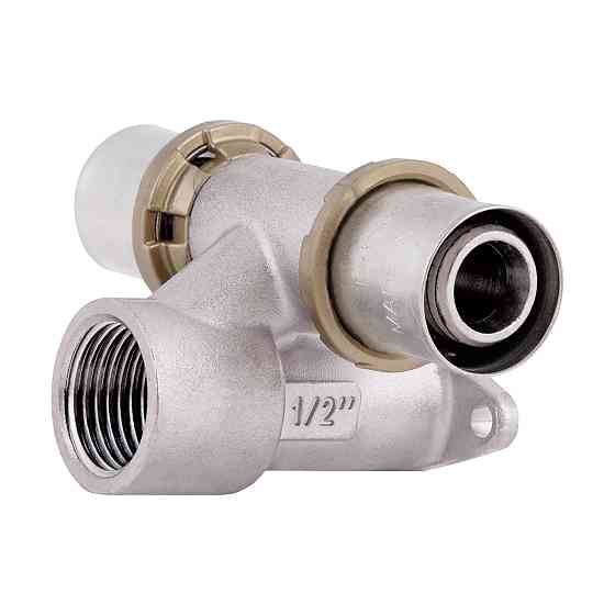 Прес-фітинг Icma трійник 1/2" ух20 настінний прохідний No 422 Київ