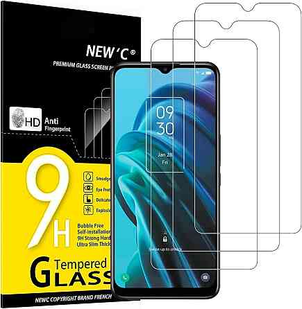 Захисне скло для TCL 30 XE 5G 2 шт чорне 0.33 мм 9H ультрапрозоре загартоване без бульбашок олеофобне Київ