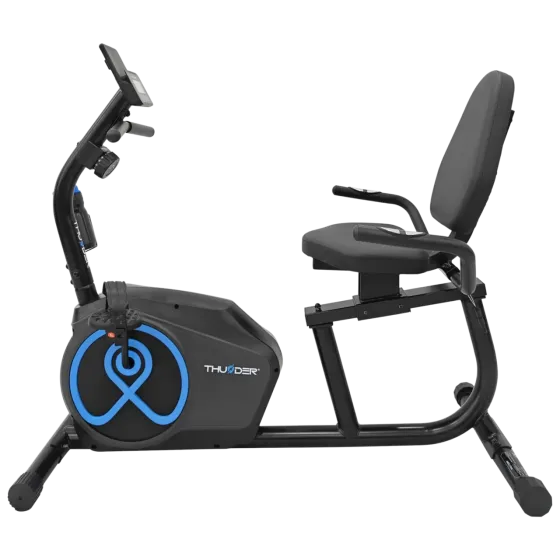 Велотренажер горизонтальний JET THUNDER чорний Київ