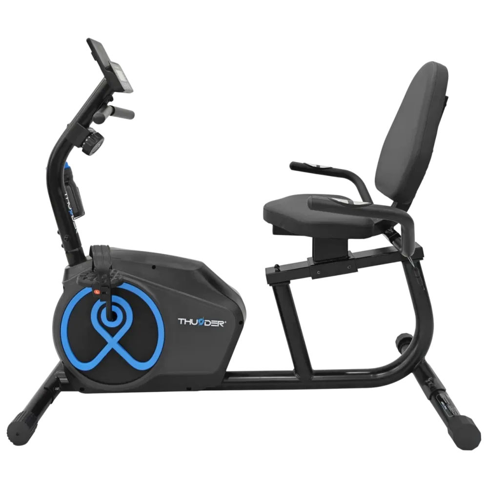 Велотренажер горизонтальний JET THUNDER чорний Київ - фото 2