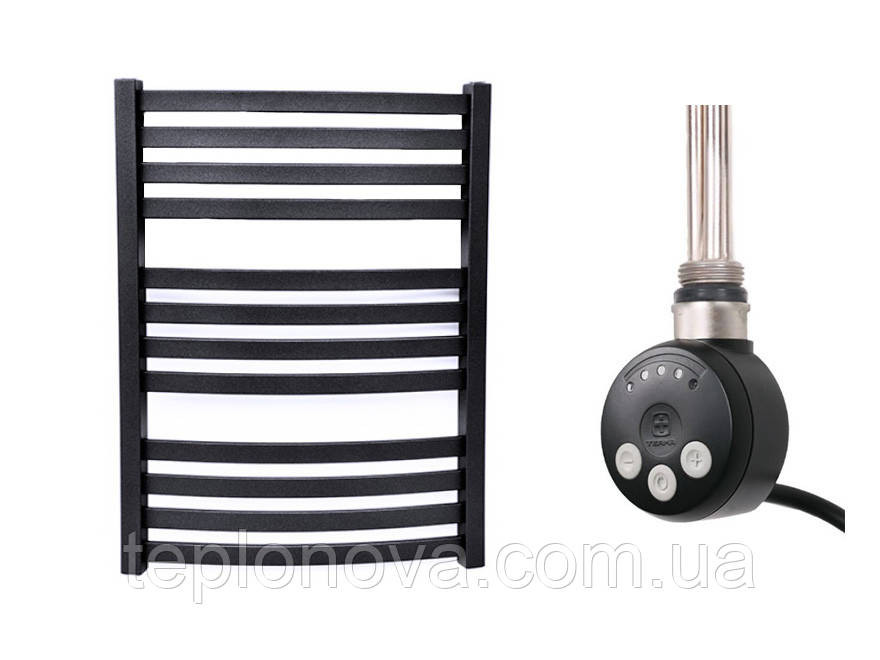Электрический Полотенцесушитель Черный Плоский 710х500 Terma Dorota Черновцы - изображение 6