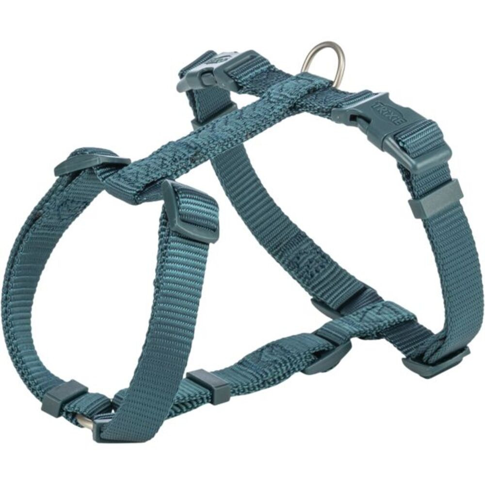Шлея Trixie Premium H-harness для собак темний синьо-зелений S–М 42–60 см 15 мм Київ - фото 1