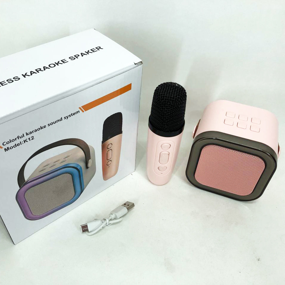 Мікрофон караоке бездротовий з динаміком для дітей, Караоке мікрофон з bluetooth динаміком CF-40 Львів - фото 10