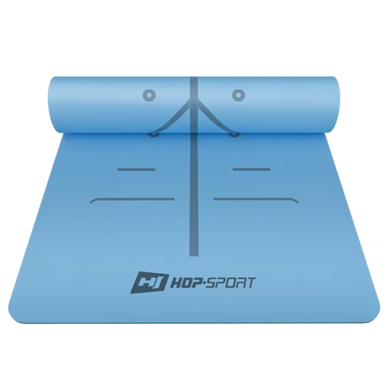 Йога-мат Hop-Sport PU 0,5см 183 x 68см HS-P005GM темно-синій Київ