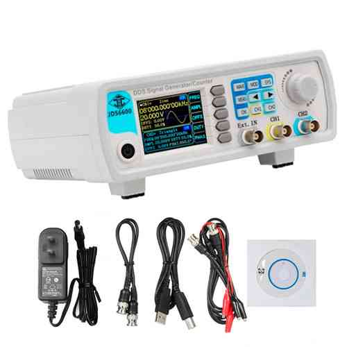 Дворівневий DDS генератор сигналів JUNTEK JDS6600-60M 60 МГц з кольоровим дисплеєм і функціями модуляції Київ