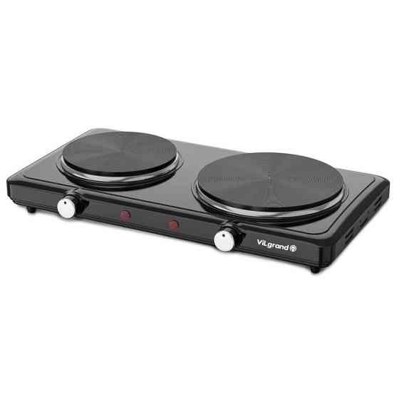Побутова плита для приготування VILGRAND VHP182F 2500Вт, Плитка двоконфорочна електрична YF-96 Івано-Франківськ