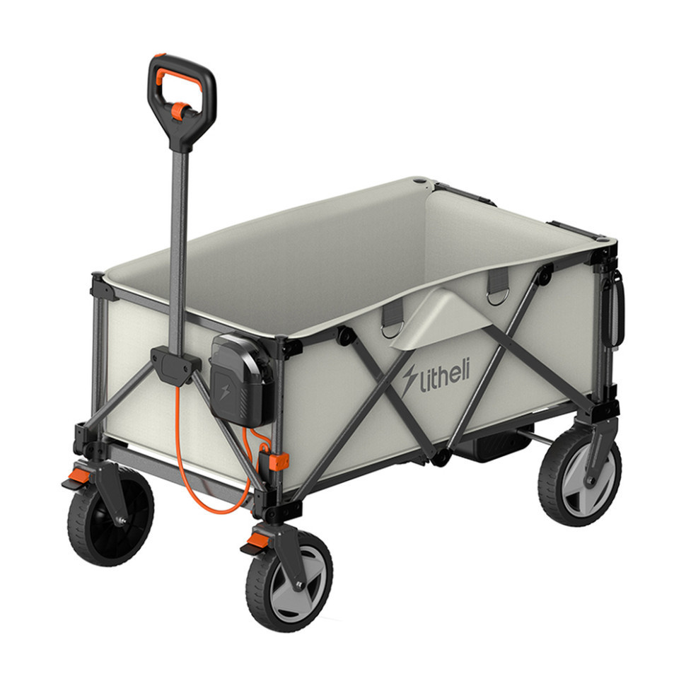 Візок акумуляторний Litheli 190л з двигуном від павербанку Power Bank Litheli 20000 mAh 45W Вінниця - фото 1
