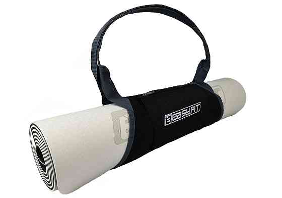 Сумка-переноска EasyFit для йога-килимка Сіра Коломия