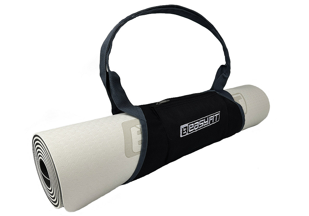 Сумка-переноска EasyFit для йога-килимка Сіра Коломия - фото 3