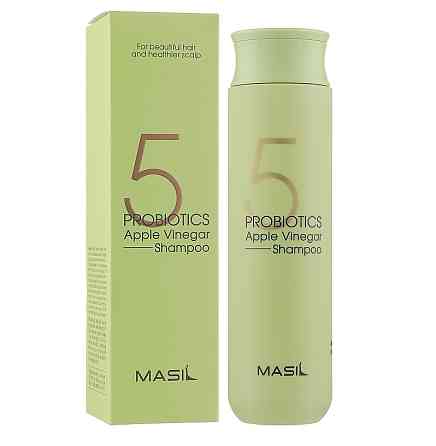 М'який безсульфатний шампунь з пробіотиками і яблучним оцтом 5 Probiotics Apple Vinegar Shampoo Masil 300 мл Київ