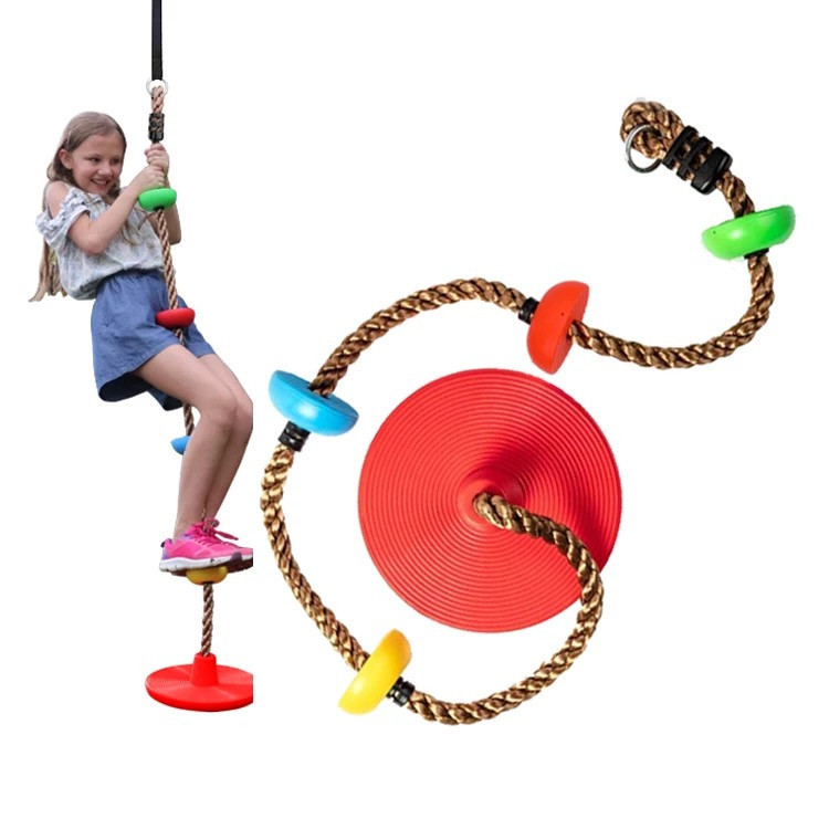 Гойдалки тарзанка на канаті 26 мм з упорами (JF33140) Київ - фото 1