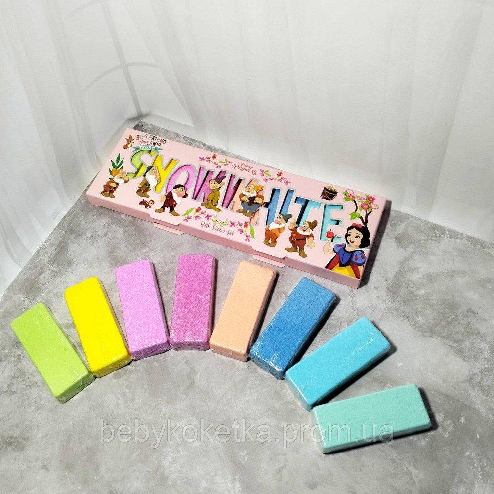 Набір бомбочок для ванни Disney Princess 8 шт по 40 г Львів - фото 1