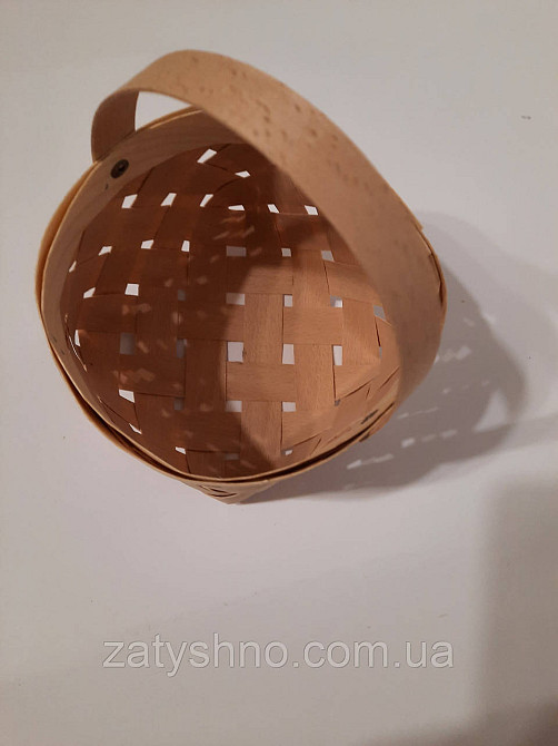 Корзина подарочная плетеная из шпона Киев - изображение 4