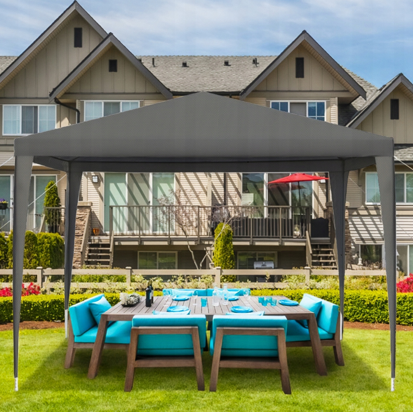 Павільйон садовий MalTec 3×3×1,9м GRAY (Польща) Київ - фото 10