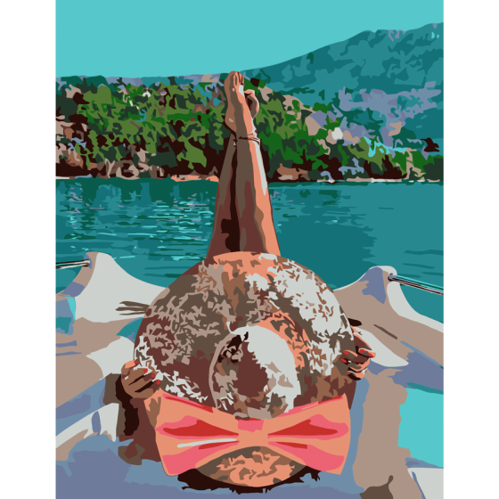Картина за номерами „Relax“ 35×45см в коробці ROSA START Київ