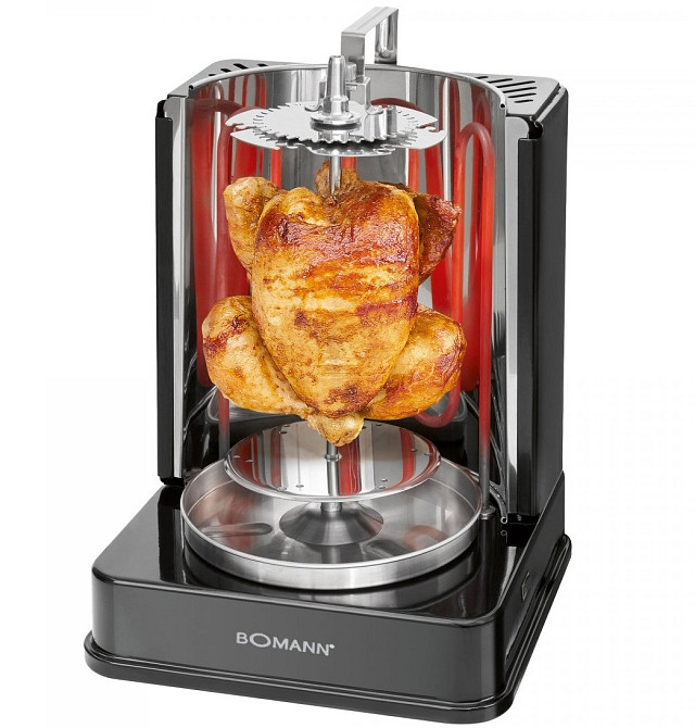 Вертикальний електричний донер - мультигриль 3в1 Bomann DVG (3006) Потужність 1400 Вт Нововолинськ - фото 3