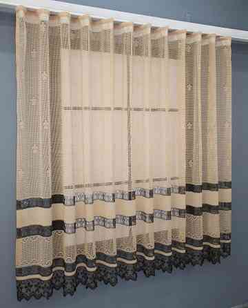 Тюль VR-Textil 787т Juli Сітка Какао з венге 300х150 см (40-489) Київ