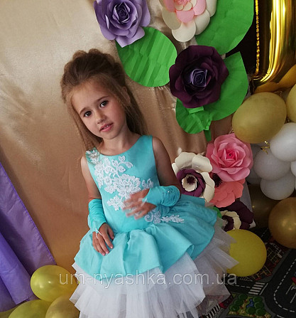 Пышное детское платье Бетти Мятное на 4-5, 6-7 лет Кривой Рог - изображение 4