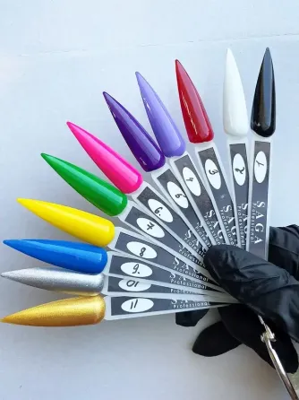 Лак-фарба для стемпинга ТМ SAGA professional 8 мл Київ