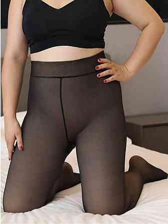 Женские модные колготки на меху с утяжкой xl-3xl Одесса