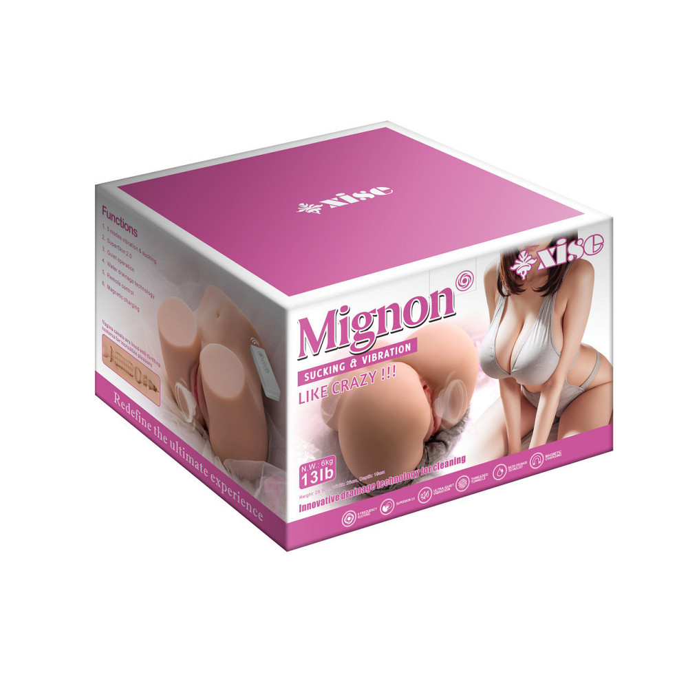 Мастурбатор вагина и анус “Mignon”, функция вибрации и сосания Sex Aura Киев - изображение 3