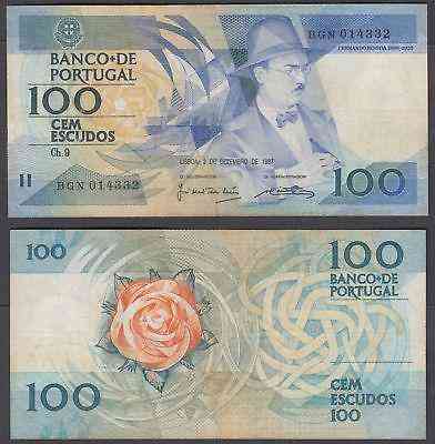 Португалія Portugal 100 escudos 1987 P 179b UNC Полтава