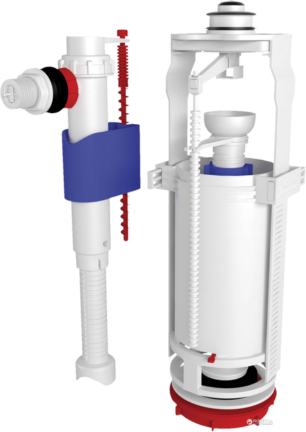 Арматура для бачка с клапаном боковой подачи 3/8 WC8030C Анипласт Харьков - изображение 1