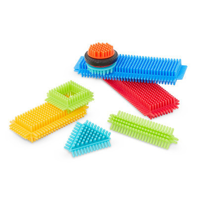 Конструктор Battat серії Bristle Blocks - Будівельник, 36 деталей (BT3099Z) Вінниця - фото 4