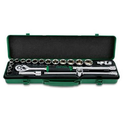 Набір інструментів Toptul автомобільний 3/8" 21од. (GCAD2102) Вінниця - фото 1