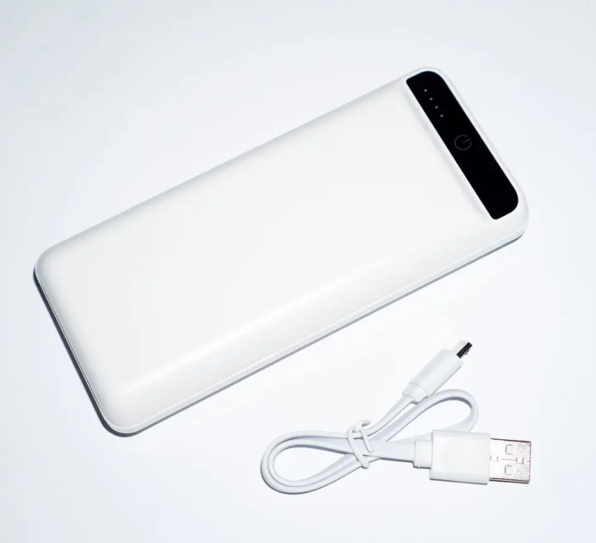 Універсальна зарядна батарея S-link IP-G21 20000Mah Power Bank з ліхтариком (Білий) Вінниця - фото 11