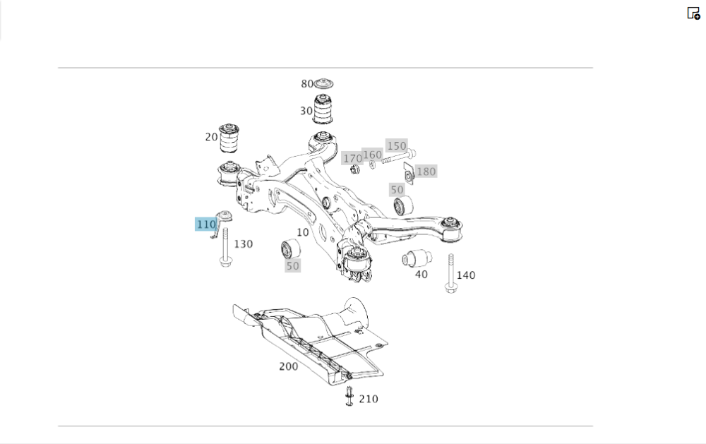 Mercedes-Benz  A2463520039 Упорна пластина до кріплення задньої балки спереду CLA Shooting Brake X117 CLA C117 GLA X156 A-class W176 B-class W242 B-cl Одесса - изображение 2