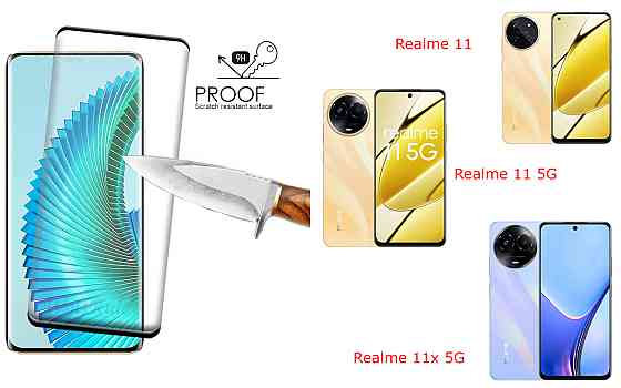 Захисне скло HyperGlass Pro для Realme 11, Realme 11 5G, Realme 11x 5G – максимальна чутливість та захист Київ