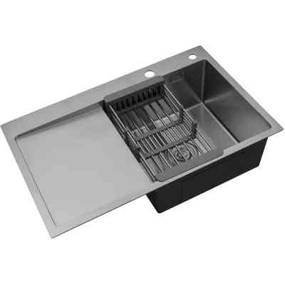 Мойка кухонная Kroner Geburstet-7849RHM (CV025276) Винница