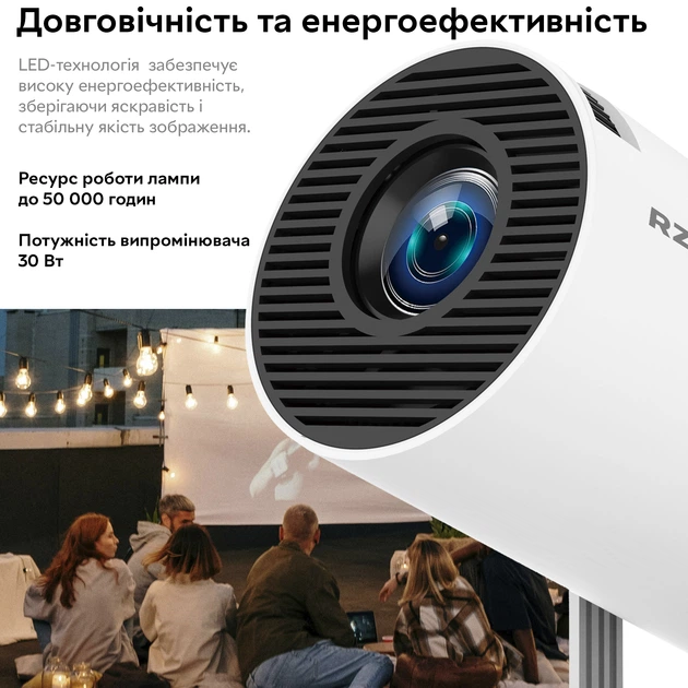 Мини-проектор Magcubic HY300Pro Android 14, Wi-Fi 6, Bluetooth 5.4, поддержка 4K, Auto Keystone, поворот 180° Киев - изображение 18