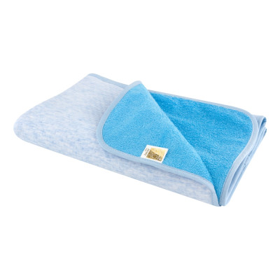 Пеленки для младенцев Еко Пупс Jersey Classic непромокаемая двухсторонняя 65 х 90 см синий (ПЕЛ-6590хбтрс) Винница - изображение 1