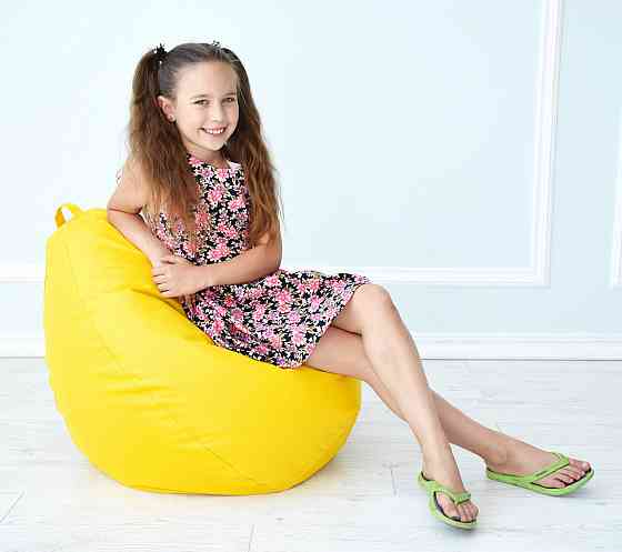 Кресло груша Оксфорд Желтый Киев