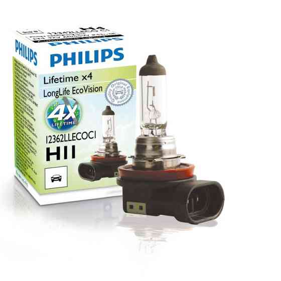 Галогенова лампа PHILIPS 12362LLECOC1 H11 55 W 12 V PGJ19-2 LLECO Харків
