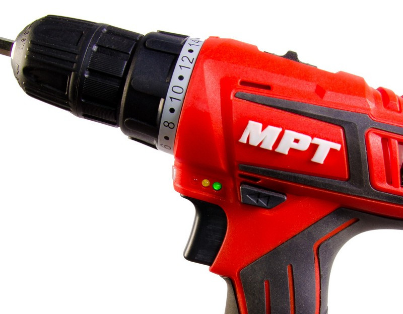 MPT Дриль-шуруповерт акумуляторний MPT 16 V Li-ion 1.5 Аг 2 швидкості 0-400/1450 об/хв 10 мм 2 Коломия - фото 6