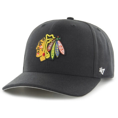 Кепка 47 Brand Mvp Dp Chicago Blackhawks H-CLZOE04WBP-BKB Чорна (194602375380) Вінниця - фото 1