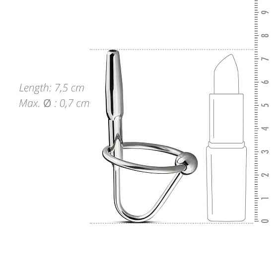 Уретральный стимулятор Sinner Gear Unbendable — Sperm Stopper Hollow Ring, 1 кольцо Sex Aura Киев