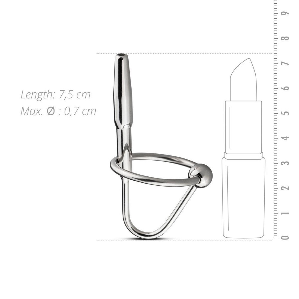 Уретральный стимулятор Sinner Gear Unbendable — Sperm Stopper Hollow Ring, 1 кольцо Sex Aura Киев - изображение 3