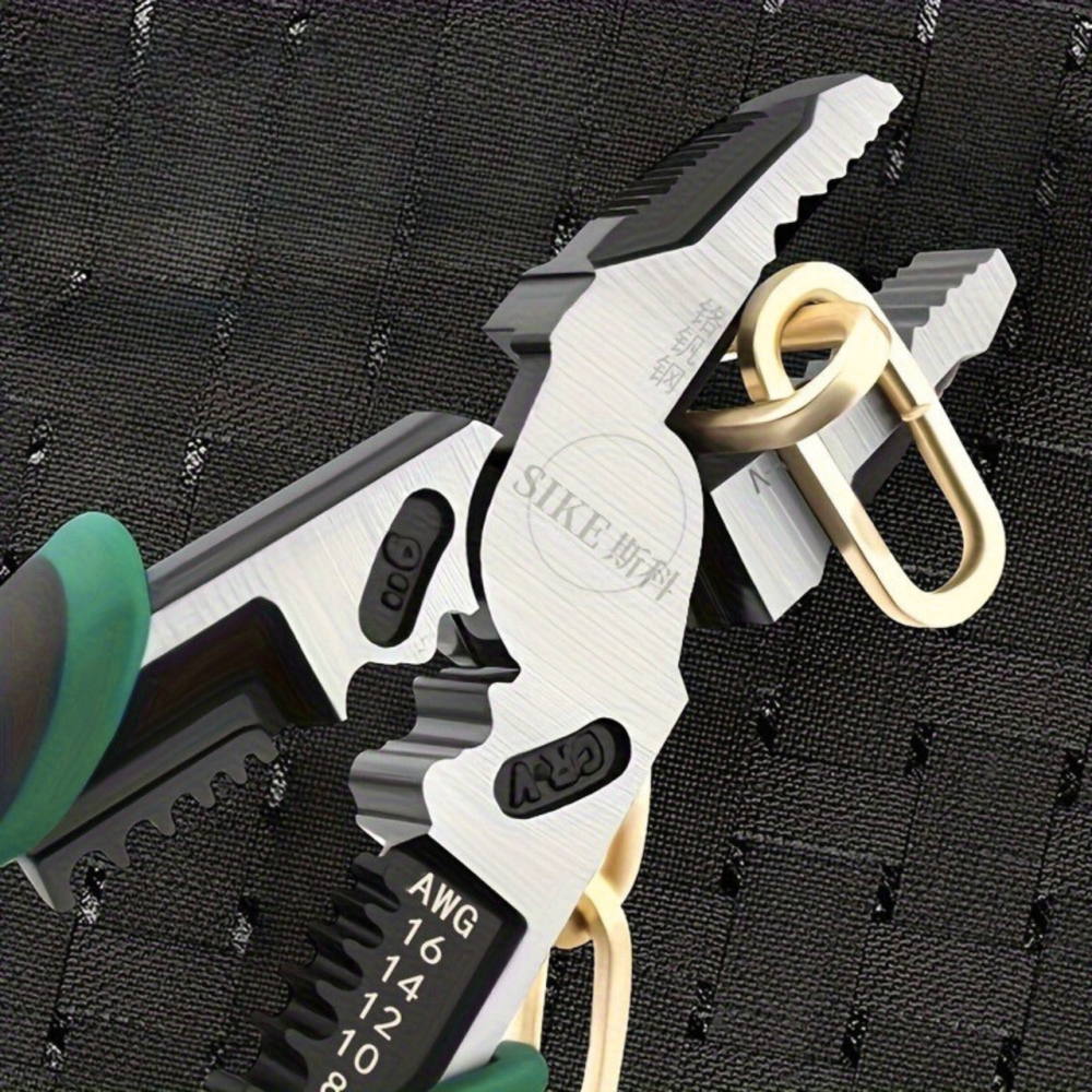 Набір інструментів ручних 3 шт: бокорізи, довгогубці, комбіновані плоскогубці з сумкою з функцією обтиску кабелю Кам'янець-Подільський - фото 4