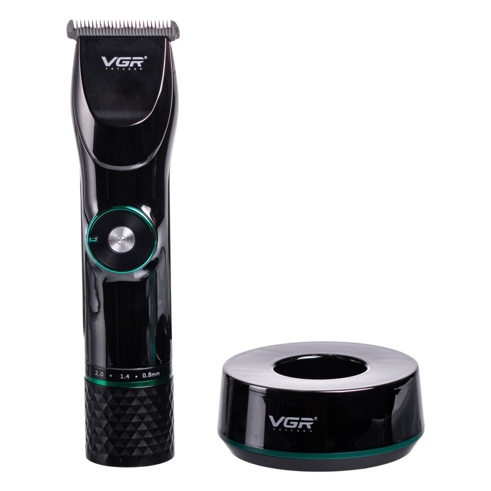 VGR Професійна машинка для стрижки волосся та бороди з LED-дисплеєм та підставкою VGR V-256 Коломия - фото 9
