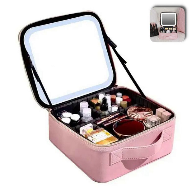 Органайзер-косметичка для відряджень, Дорожня косметичка зі світлодіодним підсвічуванням VC-21 Львів - фото 7