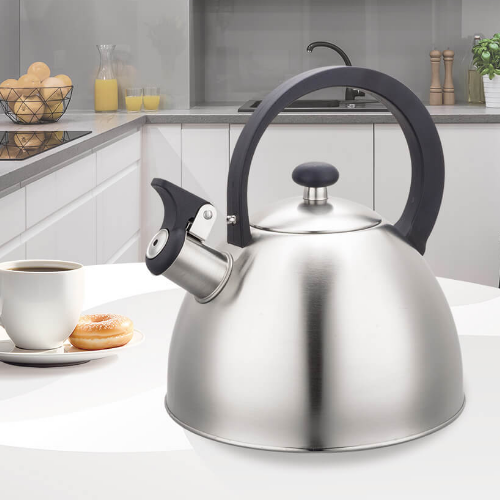 Чайник 2,5л металевий з пластиковою ручкою (ручка:чорний) MR-1302 Maestro Житомир