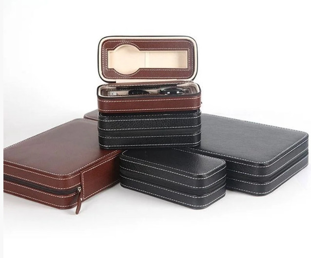 Органайзер шкатулка для хранения наручных часов (на 8 часов) Черный Винница - изображение 5