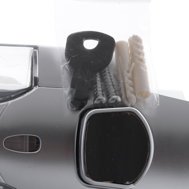 Дозатор для рідкого мила настінний сірий Zerix LR407 (ZX2718) Київ - фото 2